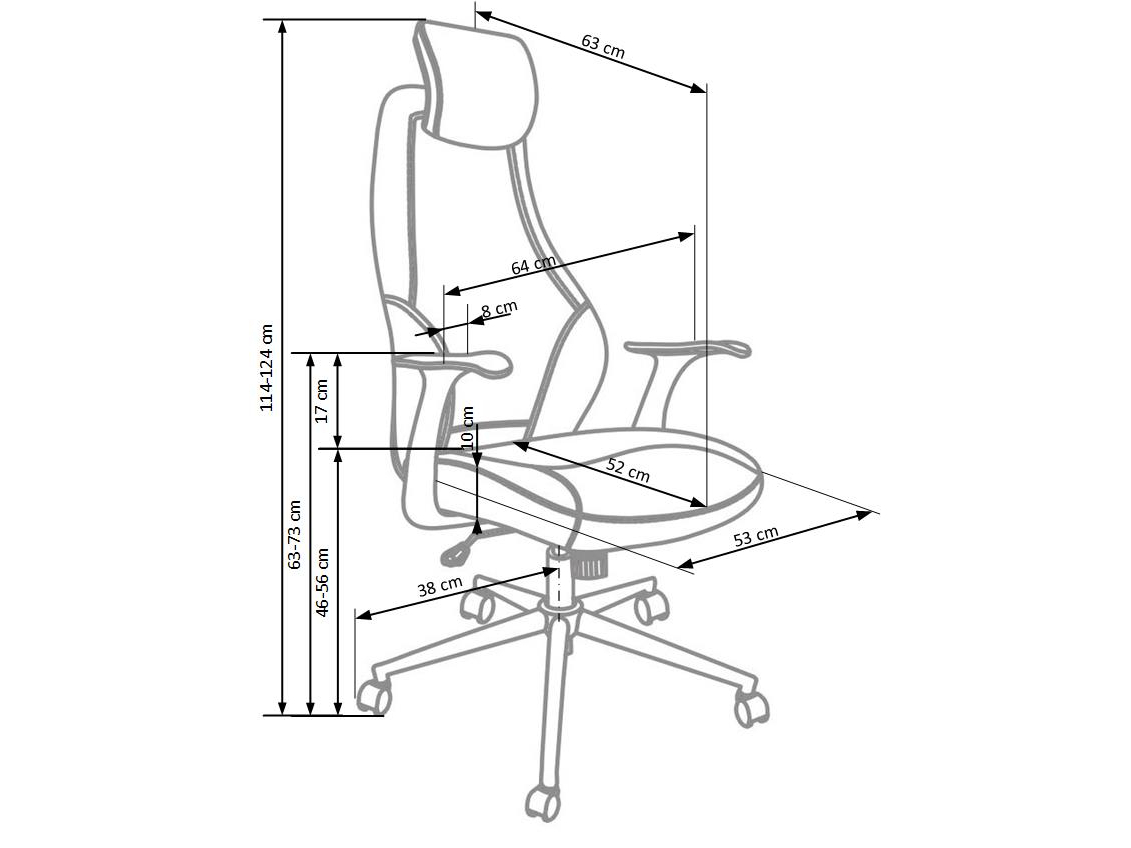 Darbo kėdė TORINO 2 Darbo kėdė TORINO 2