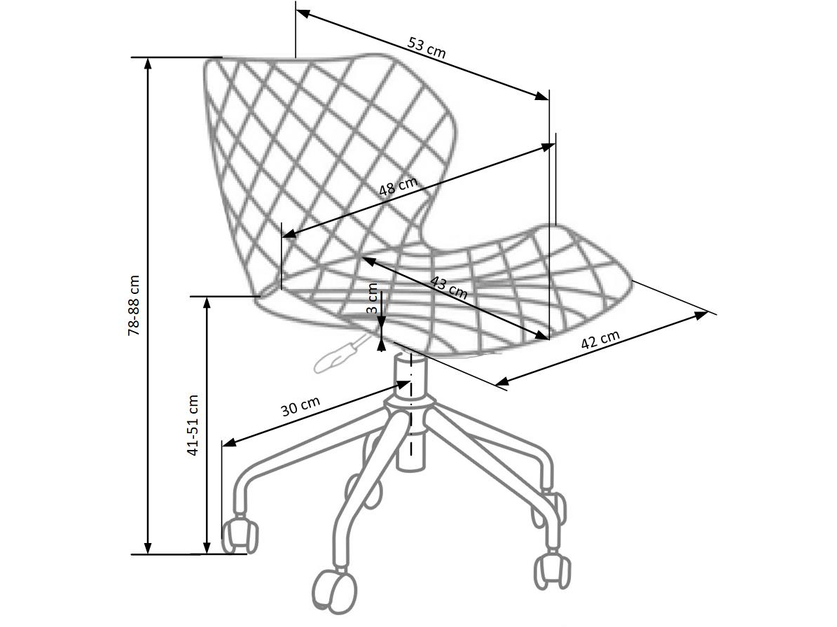 Darbo kėdė MATRIX 3 9