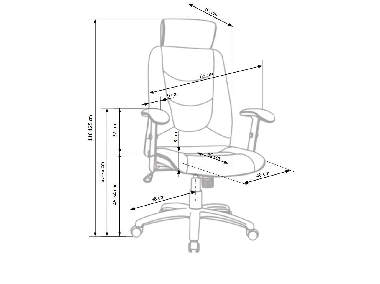 Darbo kėdė STILO 5 Darbo kėdė STILO 5