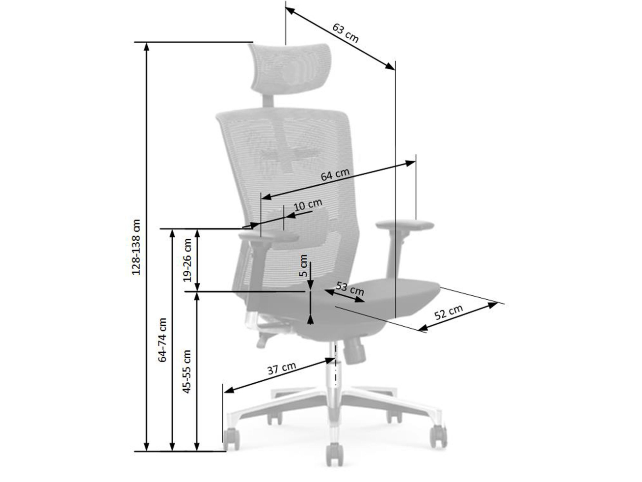 Darbo kėdė AMBASADOR 1