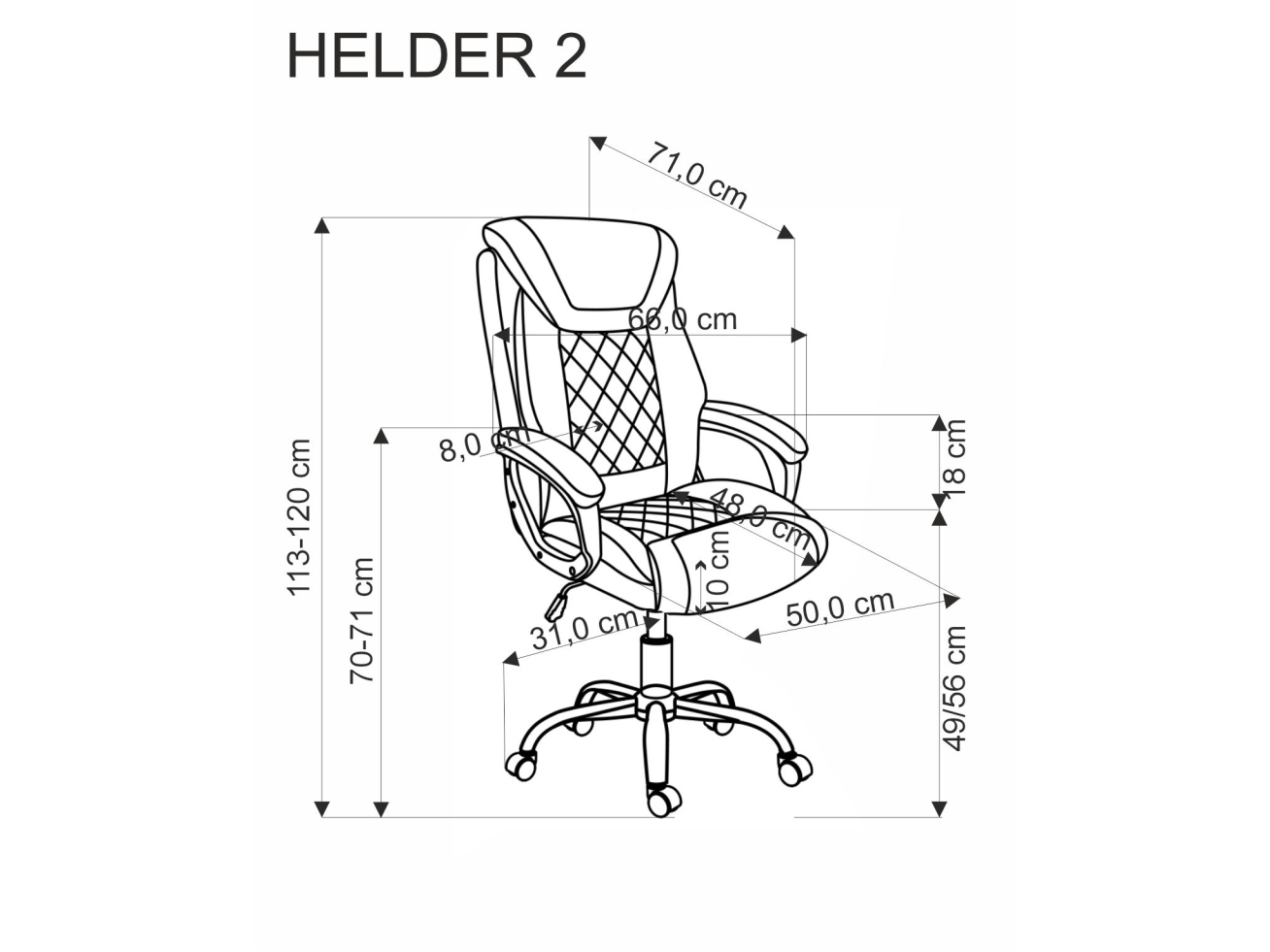 Darbo kėdė HELDER 2 9