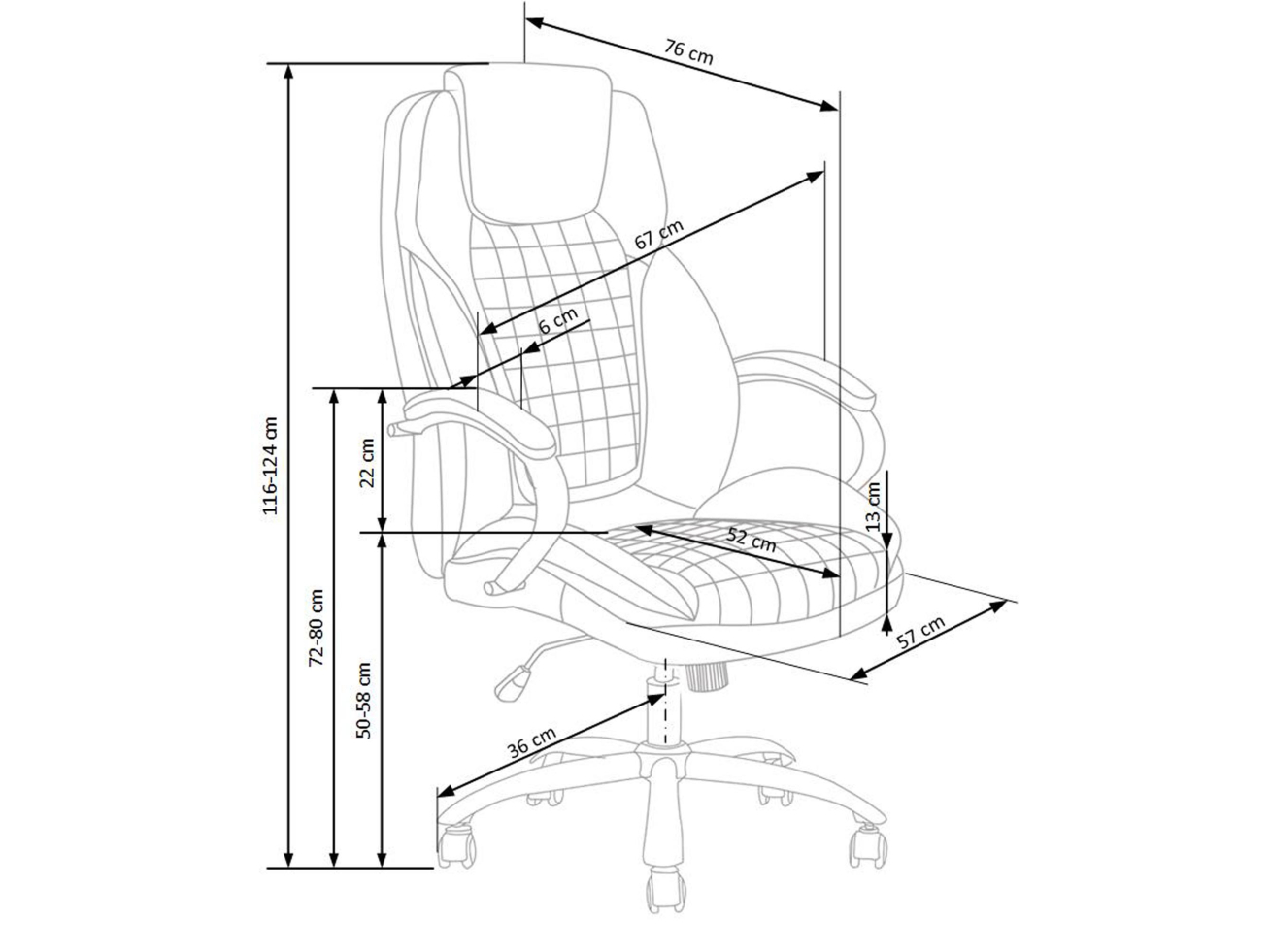 Darbo kėdė KING 6 Darbo kėdė KING 6