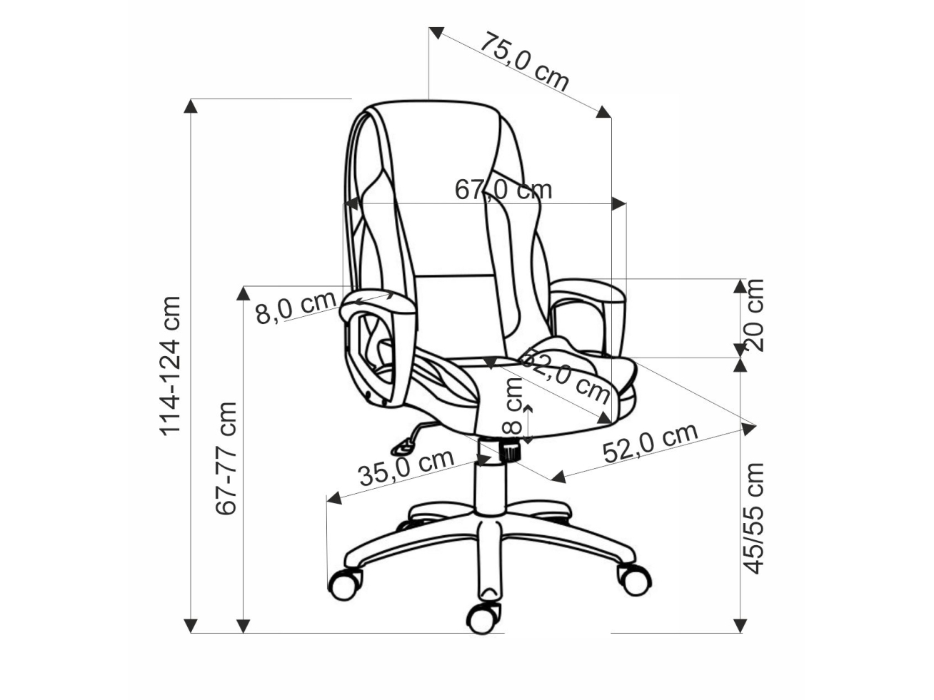 Darbo kėdė MARIO 9 Darbo kėdė MARIO 9