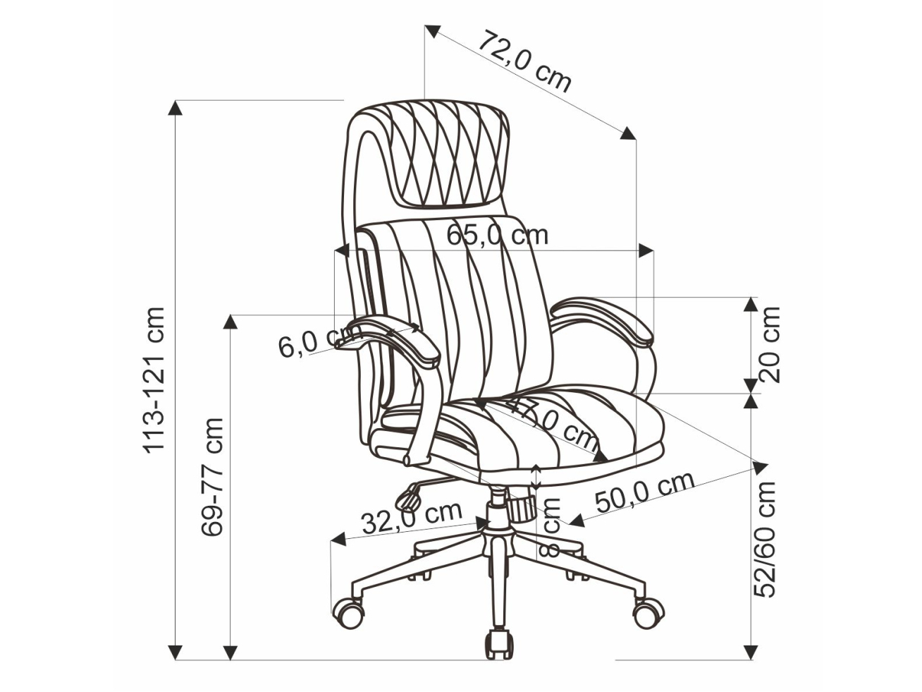 Darbo kėdė ROMANO 9 Darbo kėdė ROMANO 9