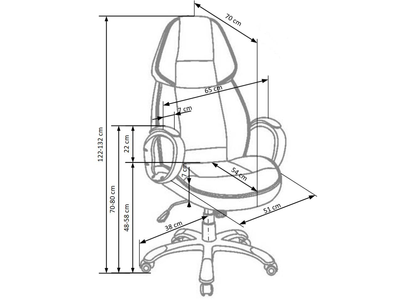 Darbo kėdė RUBIN 2