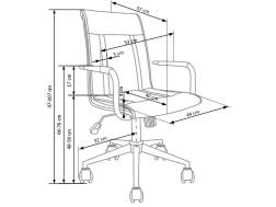 Darbo kėdė PORTO 2