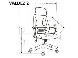 Darbo kėdė VALDEZ 2