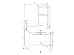 Darbo stalas MEDIUM MAX