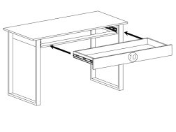 Darbo Stalas su stalčiumi SALSA SL13