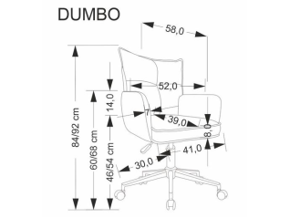 Darbo kėdė DUMBO