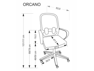 Darbo kėdė ORCANO
