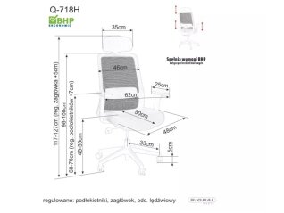 Darbo kėdė Q-718H