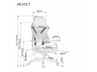Darbo kėdė REVOLT