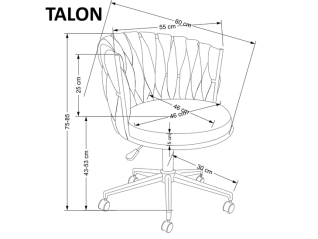 Darbo kėdė TALON