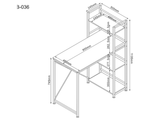 Darbo stalas B-036