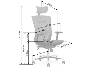 Ergonominė darbo kėdė AMBASADOR