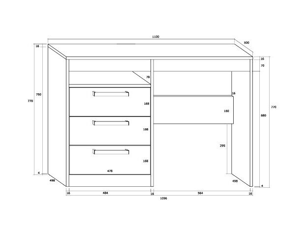 Darbo stalas MXS-03 5