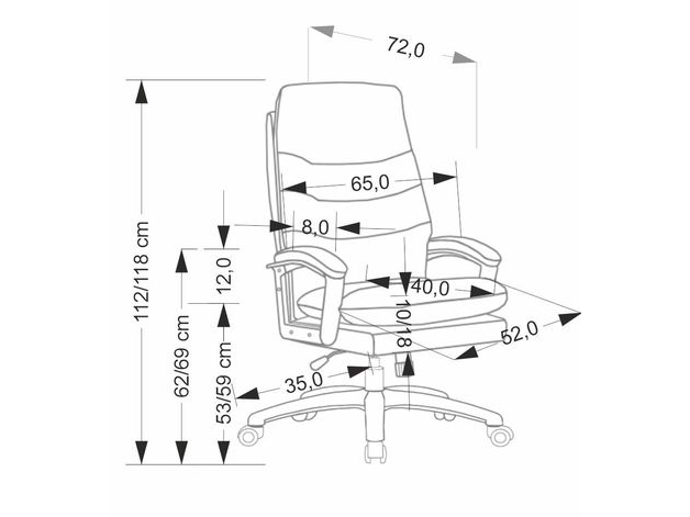 Darbo kėdė HARBOR 1 Darbo kėdė HARBOR 1