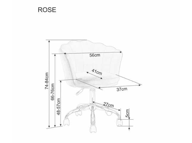 Darbo kėdė ROSE 5