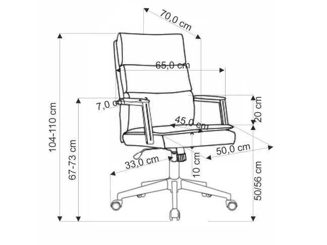 Darbo kėdė ADRIANO 9 Darbo kėdė ADRIANO 9