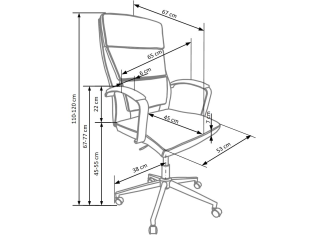 Darbo kėdė AURELIUS 2
