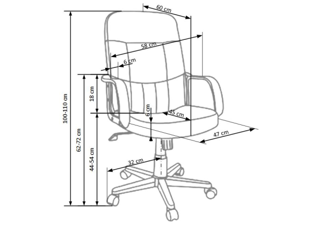 Darbo kėdė DENZEL 2 Darbo kėdė DENZEL 2