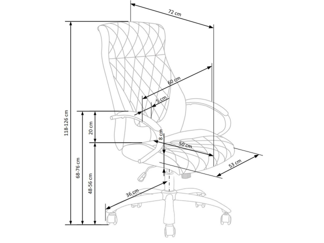 Darbo kėdė HILTON 7