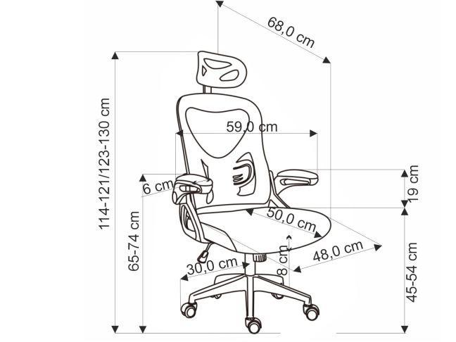 Darbo kėdė NEGRO 11 Darbo kėdė NEGRO 11
