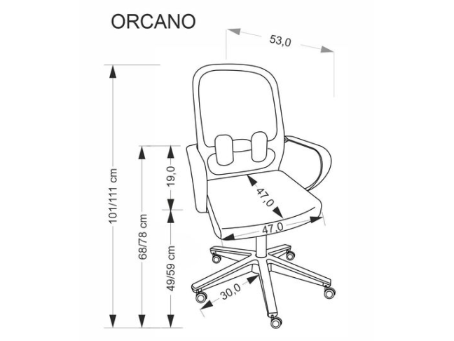 Darbo kėdė ORCANO 1