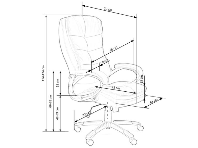 Darbo kėdė PRESTON 8 Darbo kėdė PRESTON 8