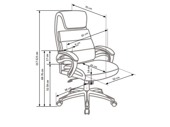Darbo kėdė SIDNEY 5 Darbo kėdė SIDNEY 5