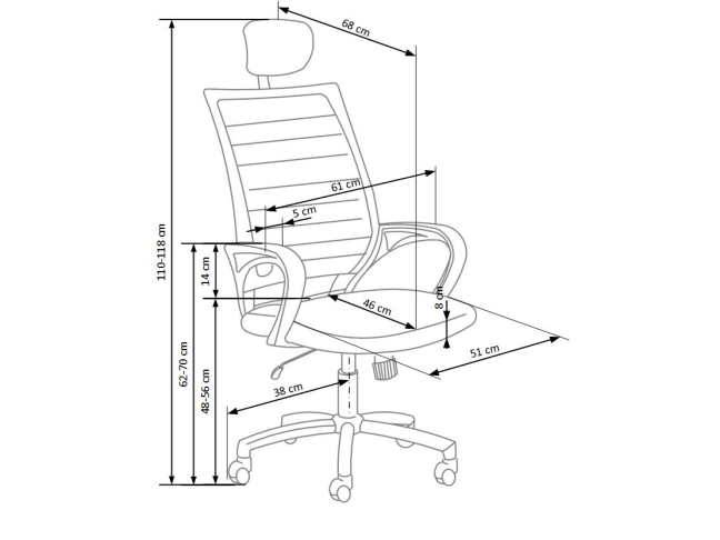 Darbo kėdė SOCKET 8 Darbo kėdė SOCKET 8