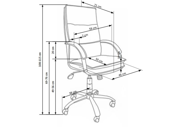 Darbo kėdė STANLEY 2 Darbo kėdė STANLEY 2