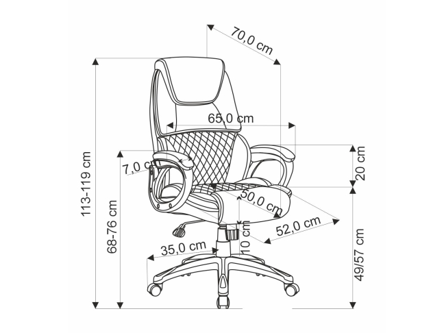 Darbo kėdė STEVEN 9