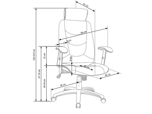Darbo kėdė STILO 2 1