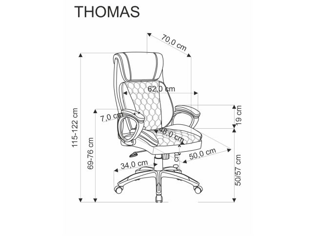 Darbo kėdė THOMAS 9 Darbo kėdė THOMAS 9