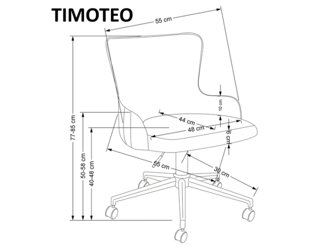 Darbo kėdė TIMOTEO 9
