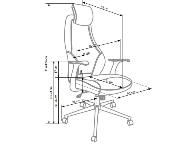 Darbo kėdė TORINO 2 Darbo kėdė TORINO 2