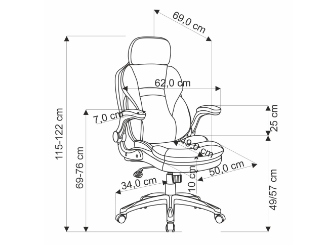 Darbo kėdė VALERIO 11
