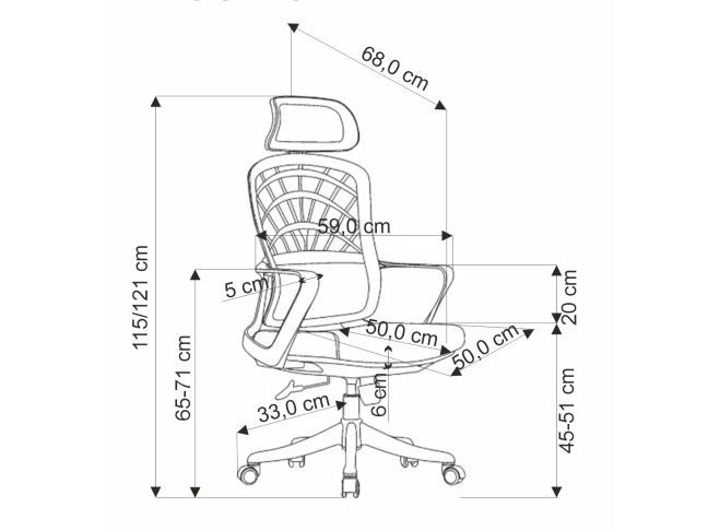 Darbo kėdė VESUVIO 11