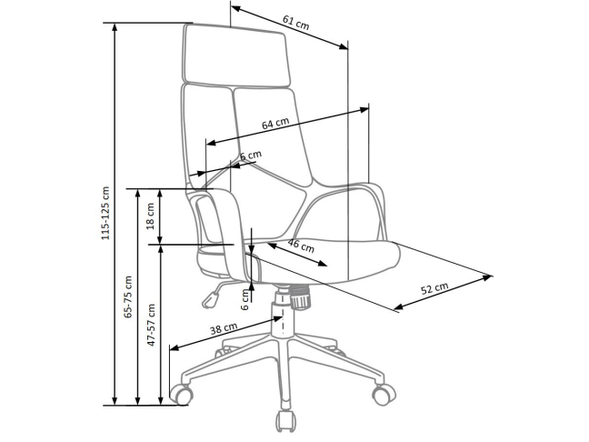 Darbo kėdė VOYAGER 2