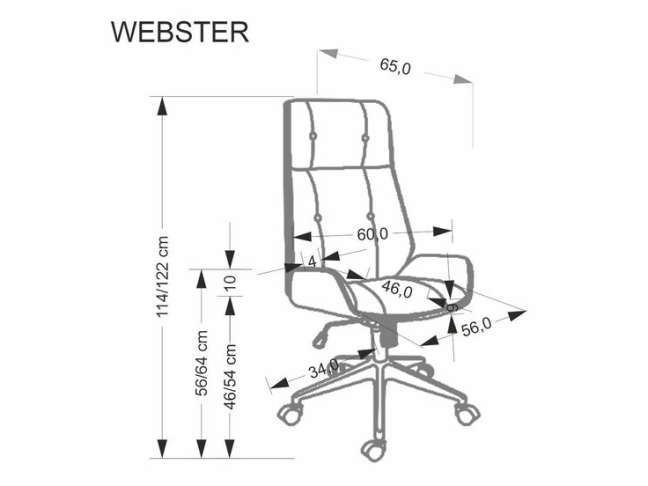 Darbo kėdė WEBSTER 2