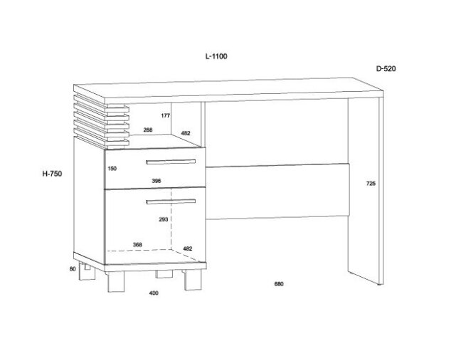 Darbo stalas LAM-01 5 Darbo stalas LAM-01 5