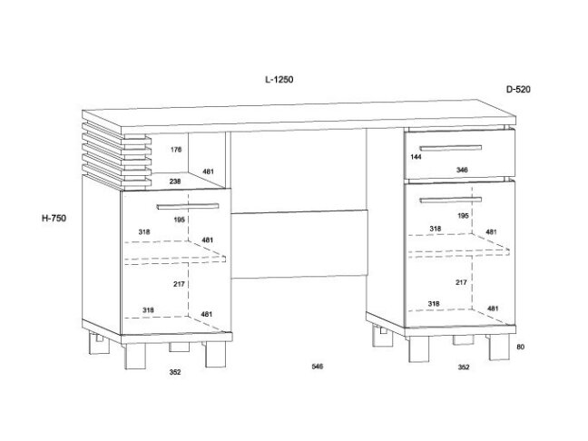 Darbo stalas LAM-02 5