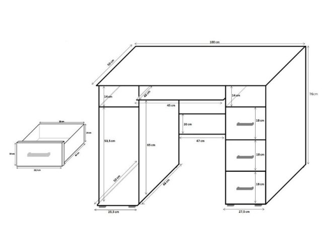 Darbo stalas MAXIMUS M31 1 Darbo stalas MAXIMUS M31 1