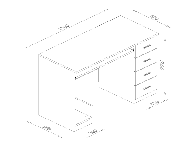 Darbo Stalas MBL 130 2