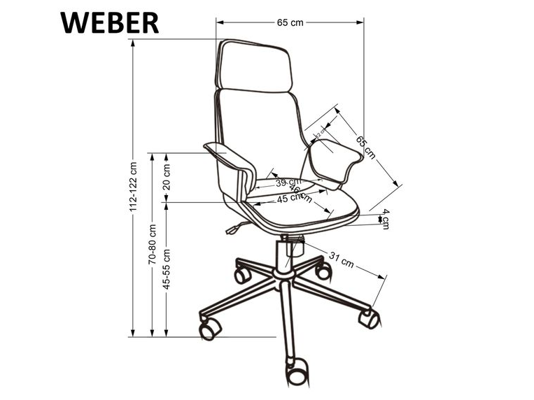 Darbo kėdė WEBER 15