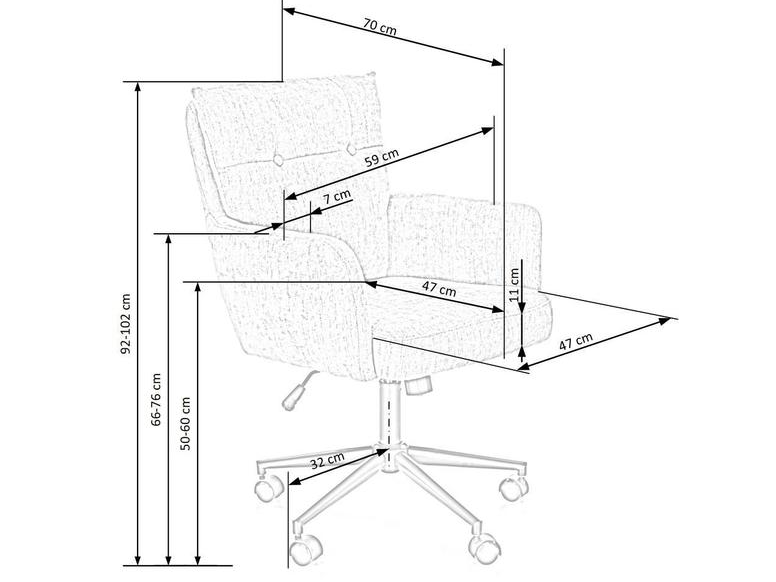 Darbo kėdė FLORES 10 Darbo kėdė FLORES 10