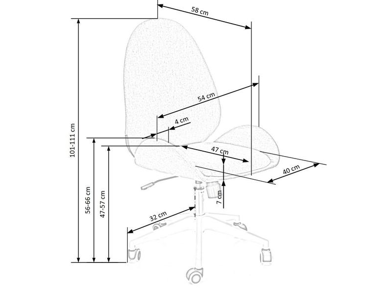 Darbo kėdė FALCAO 10