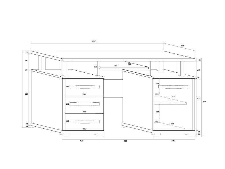 Darbo stalas ANG-03 7